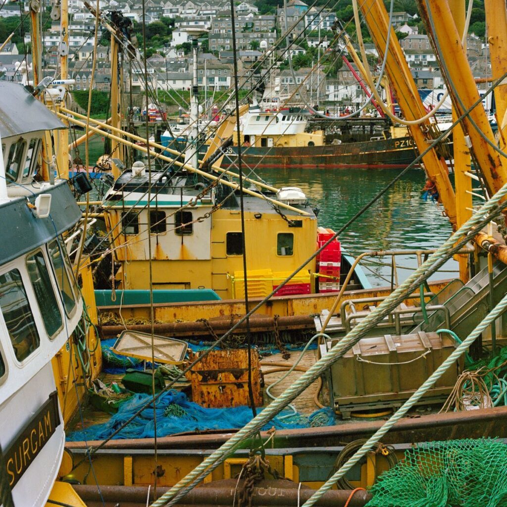 Fishing boats in Cornwall