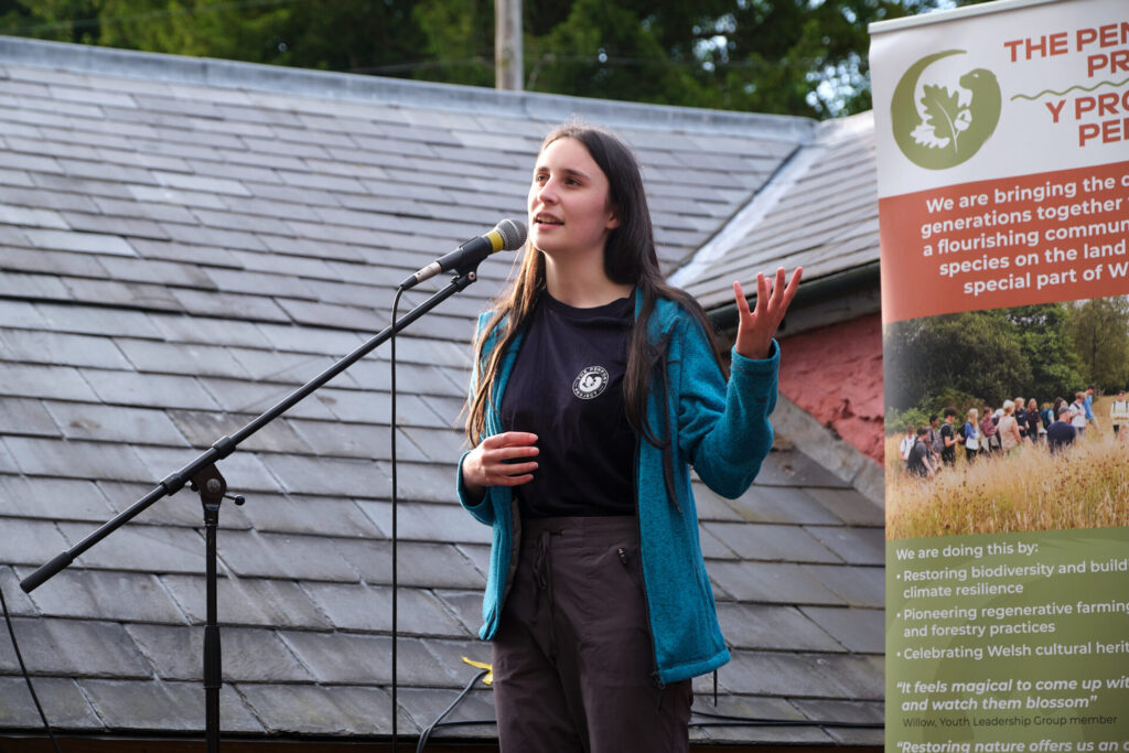 a talk about regenerative farming in Wales