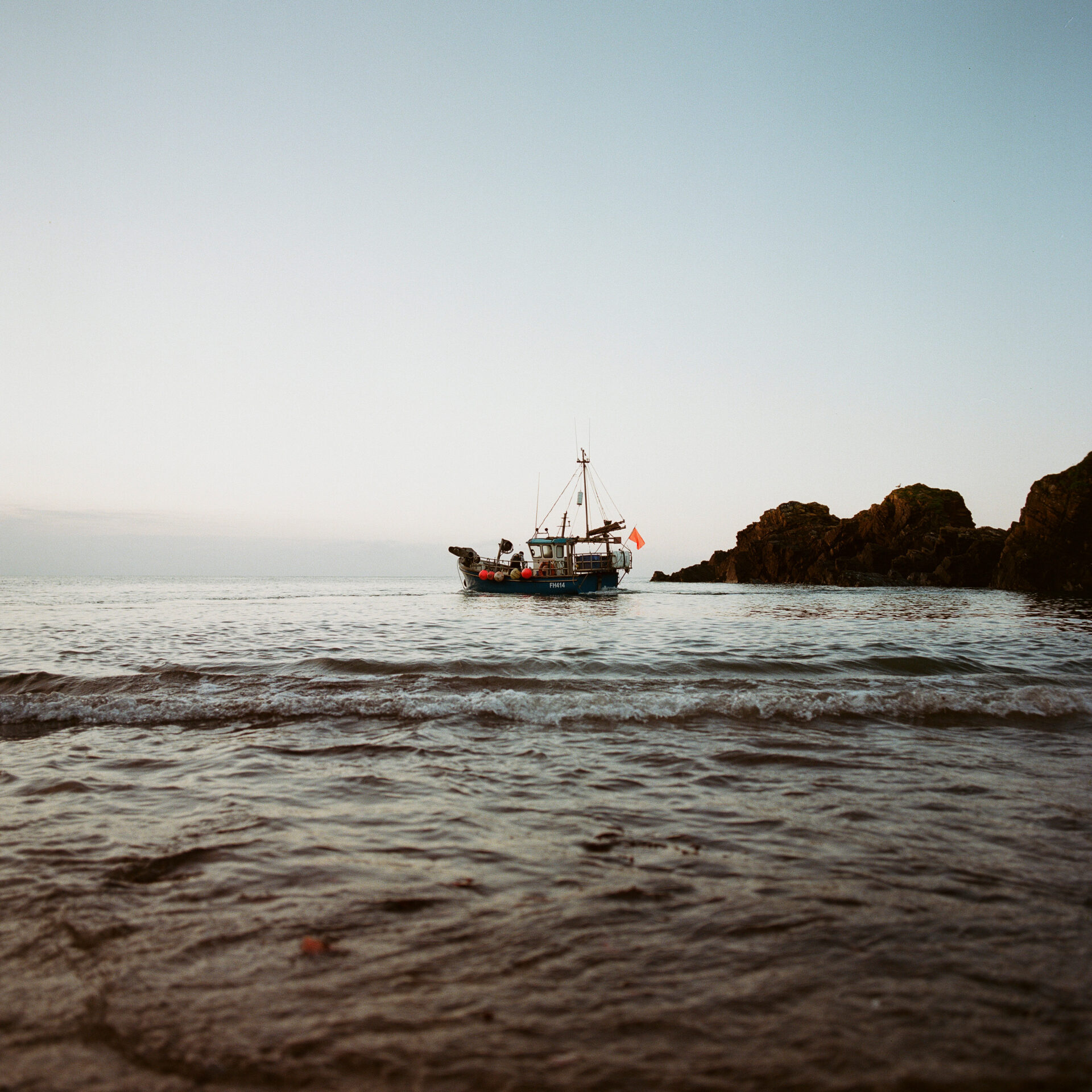 Fishing for sustainable seafood on a small vessel