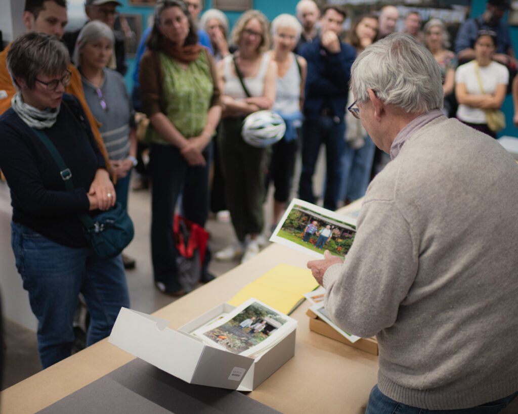 Martin Parr sharing photographs of allotments