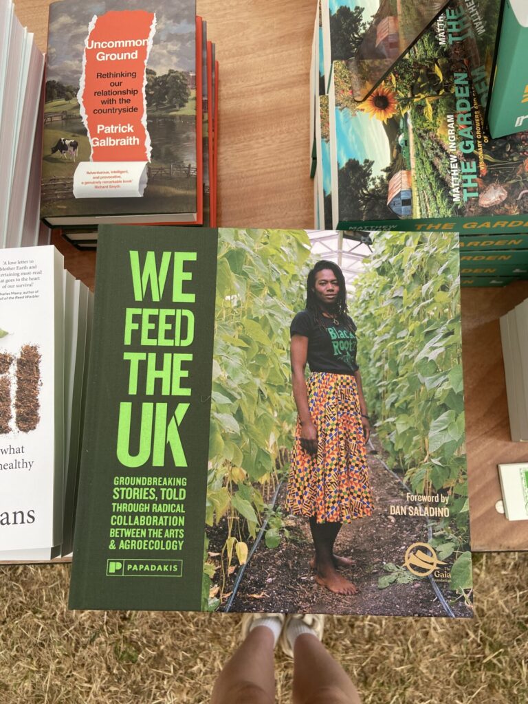 We Feed The UK book in the Groundswell book shop 